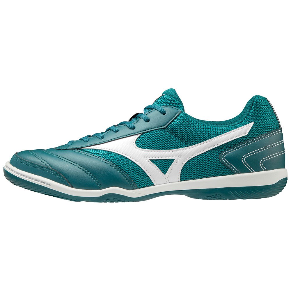 Damske Kopačky Mizuno MRL Sala Club IN Tyrkysové/Biele Vypredaj VOFU41095
